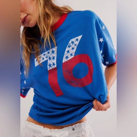 Free People Lost & Found Ringer Tee - Picture 3 of 9